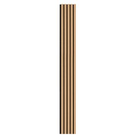 wallWood Slat Acoustic Panels, 7.9 x 94.5 inch, MDF Accent Wooden Wall Panels for Modern Interior Wall Decor